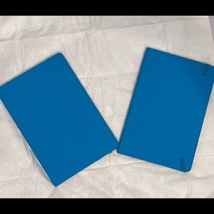 Two new hardcover leatherette flat lay journals